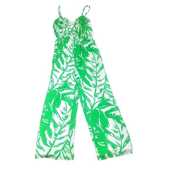 Lilly Pulitzer for Target Pants - Lilly Pulitzer for Target Anniversary Boom Boom Jumpsuit  Kelly Green wide leg
